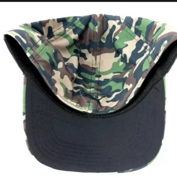 Puma Mens Baseball Cap Camo Stretch Fit Pre Curved L/XL Structured Fit New - Picture 6 of 9